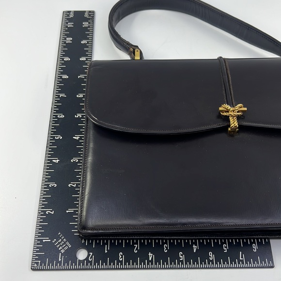 Vintage 1960’s Dark Brown Saks Fifth Avenue Handbag - Picture 11 of 16